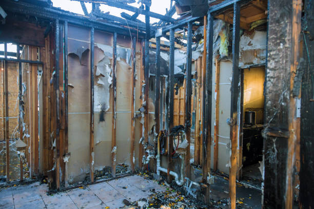 Professional Soot Cleanup technician working in Hamilton City, CA